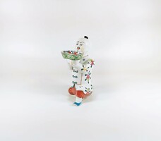 Herend, Chinese mandarin kneeling male figural salt shaker, hand-painted porcelain, flawless! (D001)
