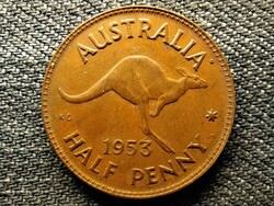 Australia ii. Elizabeth (1952-) 1/2 penny 1953. (Id49197)