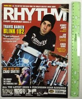 Rhythm magazine 02/5 blink 182 chad smith kenney jones jim chapin simon kirke