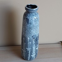 János Majoros applied art ceramic vase