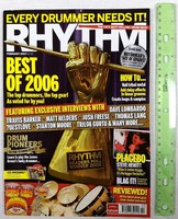 Rhythm magazine 07/2 placebo stubblefield lombardo barker helders freese ?Uestlove