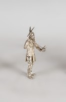 Ezüst indián miniatűr figura