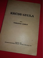 1938 László Perkátai: Gyula Krúdy biographical publication textbook sample Jate Szeged