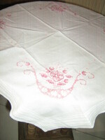Wonderful hand embroidered mallow gradient tablecloth