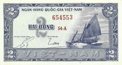 2 Dong 1955 South Vietnam unc
