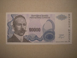 Boszniai Szerb Köztársaság-1 000 000 Dinár 1993 UNC