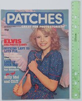 Patches magazin 79/7/7 Billy Idol + Cliff Richard poszterek Elvis Presley Battlestar Galactica
