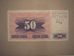 Bosznia-Hercegovina-50 Dinár 1992 UNC