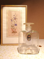 Old art nouveau style perfume bottle