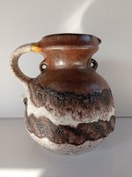 Dümler & Breiden German industrial art fat lava jug vase