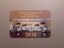 Magyarország, kártyanaptár IX-  2020