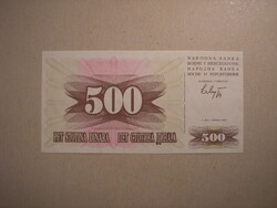 Bosznia-Hercegovina-500 Dinár 1992 UNC
