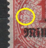 Tévnyomatok, érdekességek  1267 (Reich) Mi 327 A P HT  1   4,00 Euró postatiszta