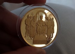 2001 Államalapító Szent István 100 000 forint aranyérme (lim:3000 db)