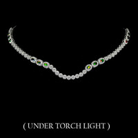 Real black opal 925 sterling silver necklace