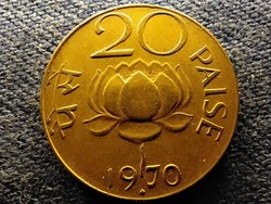 India Köztársaság (1950-) 20 Paisa 1970 Mumbai (id66461)