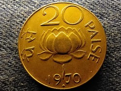 Republic of India (1950-) 20 Paisa 1970 Mumbai (id66461)