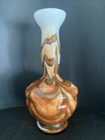 Murano glass vase, opaline Florence, Italy - 1970s