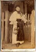 Hardback photo, large cabinet photo, Budapest, 1890