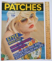 Patches magazine 85/7/13 george michael + julian lennon + robin george posters boyzone