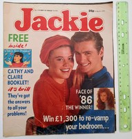 Jackie magazine 86/9/20 pal waaktaar a-ha martin kemp spandau jakko it bites picnic atw