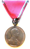 War medal bronze horthy valor with matching war ribbon t1