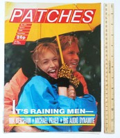 Patches magazin 86/4/5 Nik Kershaw + Michael Praed poszterek Big Audio Dynamite