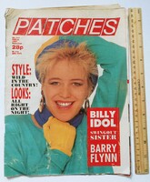 Patches magazine 87/2/28 swing out sister + billy idol posters barry flynn b brookes julian cope
