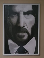 Keanu Reeves portrait (john wick 4, sheet size A1)