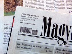 2022 July 15 / Hungarian nation / for birthday!? Original newspaper! No.: 23697
