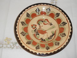 Karcagi ceramic wall plate with birds