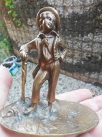 Bronze rococo figure