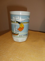 Zsolnay  retro BALATON pohár