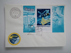 1973. Skylab block on fdc