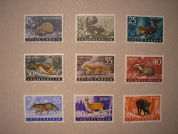 Fauna of Yugoslavia, forest animals 1960