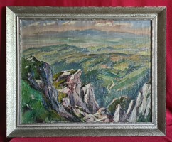 Márton Barabás (Márkusfalvi 1893 - 1974) : Transylvanian landscape