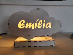 Felhő alakú neves gyerek dekorációs lámpa