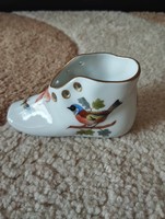 Herend Victorian patterned porcelain shoes