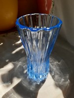 Sklo union Czechoslovakian glass vase from 1960
