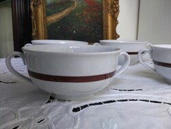 Óriási Zsolnay leveses csészék az  1920-as évekből!