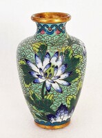 Gyönyörű régi kínai rekeszzománc váza