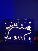 Children's decorative lamp with names can be ordered