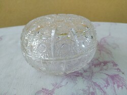 Cut glass bonbonier for sale!