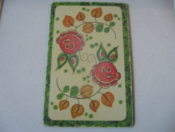 Retro floral plastic cutting board