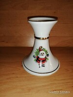 Apulum porcelán karácsonyi  gyertyatartó 10 cm (23/d)