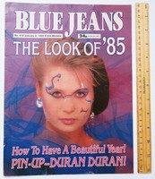 Blue jeans magazine 85/1/5 duran duran poster boy george