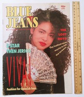Blue jeans magazine 88/2/6 then jerico poster five star phillip schofield
