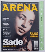 Arena magazine 92/11 sade jeff koons vanessa paradis de niro dean martin yello monville