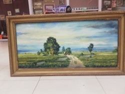 ENDREY-NAGY ATTILA Landscape with a Carriage /100x180cm size