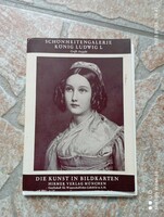 Old postcards in a set shönheitsgalerie